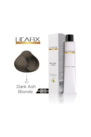 Lilafix Tüp Saç Boyası 100 Ml 6.1 Küllü Koyu Kumral
