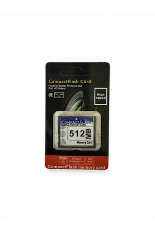 Mettzchrom 512mb Compact Flash Hafıza Kartı Cf Kart 512 Mb Cf Hafıza Kartı