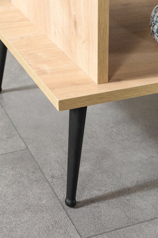 2008 Şile Metal Ayaklı Orta Sehpa , Salon Sehpası Safir Safir