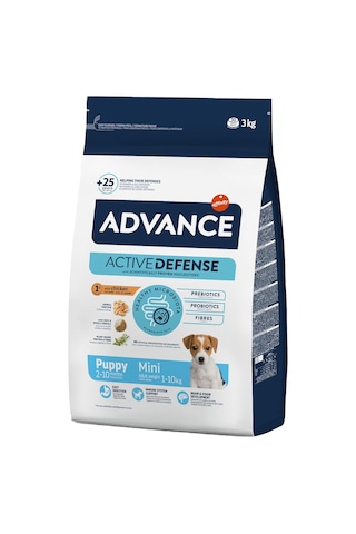 Advance Puppy Protect Mini Tavuklu Ve Pirinçli Mini Irk Yavru Köpek Maması 3kg