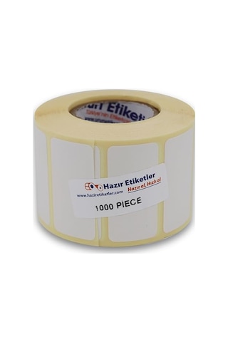 Hazır Etiketler , Hazır Al Hızlı Al Eko Termal Etiket 50mm X 25mm Ruloda 1000 Adet 40mm Kuka Çapında Direk Termal Diğer