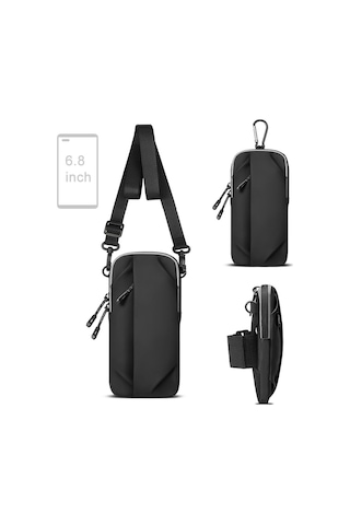 Sones Doğa Sporları Spor Crossbody Çanta Erkekler Ve Kadınlar Çok Fonksiyonlu Cep Telefonu Kol Çantası