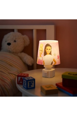 Ykc Barbie Abajur Gece Lambası - Pembe Pembe