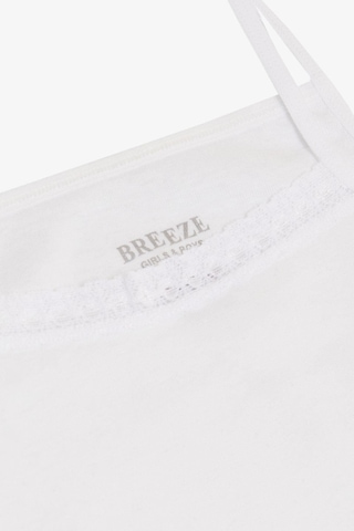 Breeze Kız Çocuk İnce Askılı Atlet Dantelli 3-13 Yaş, Beyaz-beyaz Beyaz