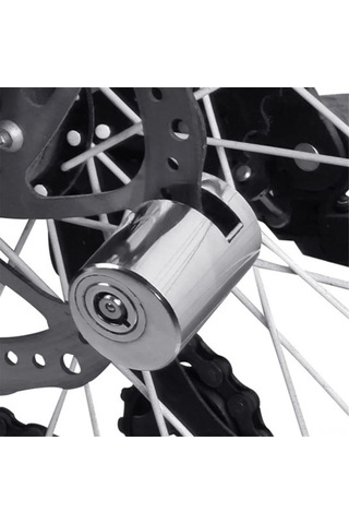 Xindoker Bisiklet, Motosiklet Ve Elektrikli Scooter İçin Dayanıklı Disk Fren Kilidi - 2 Anahtarlı, Kolay Kullanım, Hafif Ve Güvenli