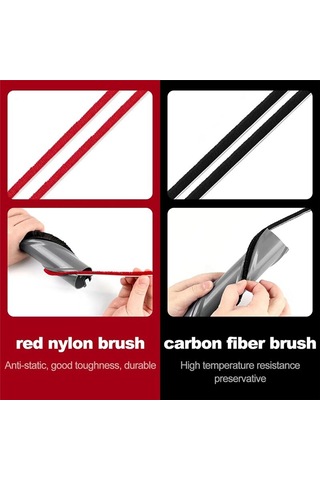 V7 V8 V10 V11 Elektrikli Süpürge Aksesuarları Rulo Fırça Yedek Parçaları İçin 7 Adet Peluş Şerit