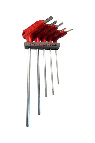 T Saplı İki Uçlu Alyan Allen Anahtar Takımı 5 Parça