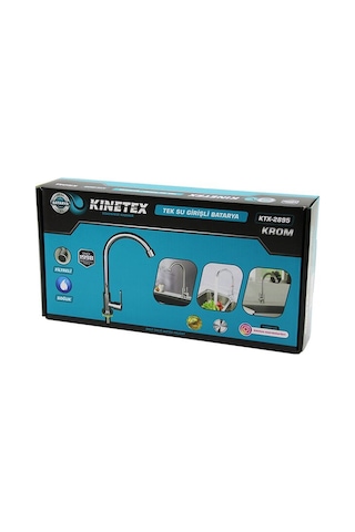 Krom Tek Su Girişli Mix Uzun Kuğu Evye Aç Kapa Batarya Timya/go1395 202762 Çok Renkli
