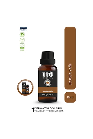 Tto Thermal Jojoba Yağı 10 Ml – Doğal Nem Koruyucu & Cilt Besleyici Yağ