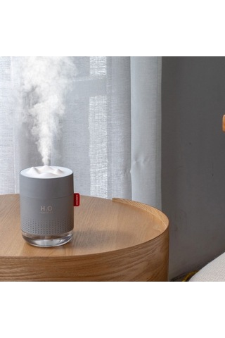 Novahub Kompakt Usb Nemlendirici - 500ml, Gece Lambalı, Sessiz, Gri/mavi/pembe/beyaz