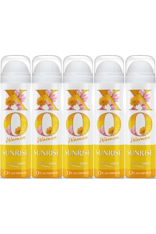 Xo Deodorant 150ml Women-kadın Sunrise 5 Li Set