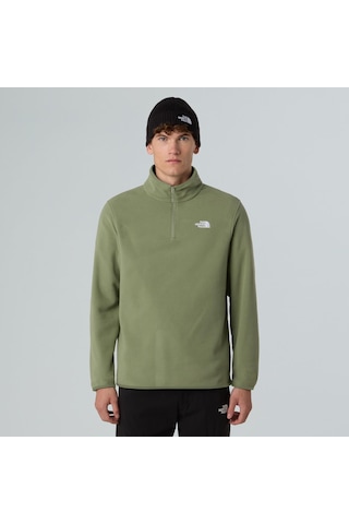 The North Face Glacier 1/4 Fermuarlı Polar Fleece Nf0a8d0qbo91 Yeşil