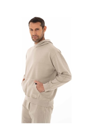 AR-MA Arma Erkek Oversize 2 İplik Kanguru Cepli Kapşonlu Sweatshirt 001