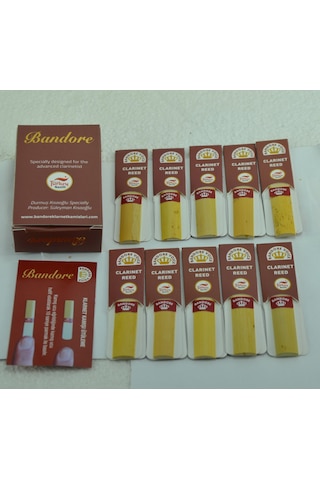 Bandore Klarnet Kamışı 1 Numara 10 Lu Kutu Bandore Klarnet Kamışı 1 Numara 10 Lu Kutu