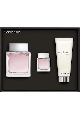 Calvin Klein Euphoria Edt 100 Ml + Edt 15 Ml+ After Shave 100 Ml Erkek Parfüm Seti Aromatik - Odunsu