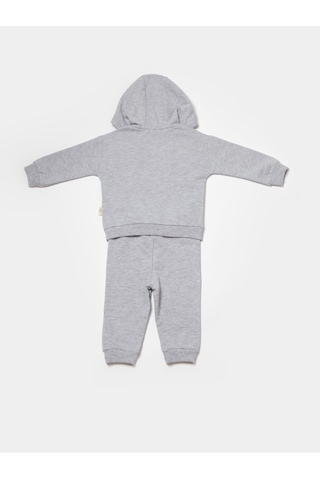 BabyCosy Organik Kapüşonlu Sweatshirt & Pantolon Seti 001