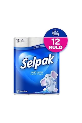 Selpak Kağıt Havlu 12 Rulo
