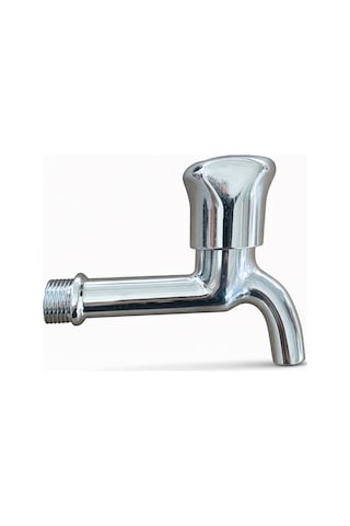 Alfa Model Kısa Tip Musluk 1/2" Pirinç İç Mekanizma Krom Kaplama