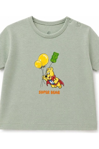 Haribo Bebek T-shirt Şort Takım Haki Erkek