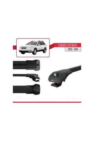 Subaru Outback 2010-2014 Arası İle Uyumlu Ace-1 Ara Atkı Tavan Ba