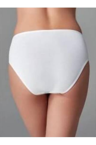 Berrak 11660 Kadın Yüksek Bel Bikini Külot 12 Adet Beyaz