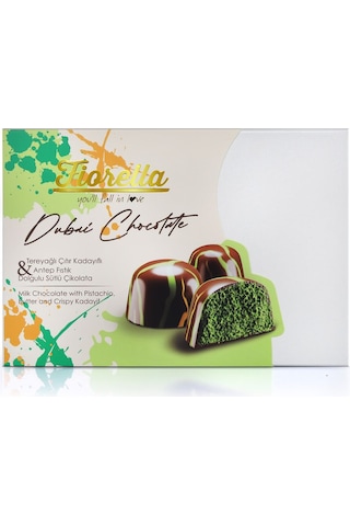 Fiorella Dubai Çikolatası Hediyelik Kutu 288 Gr. (1 Kutu)