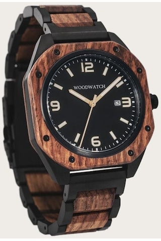 Woodwatch Zbr-al-wh1 Ww-rg-1kbbs Alpha Ahşap Erkek Kol Saati 41 Mm