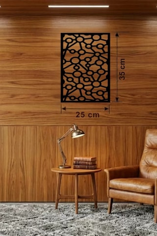 Modern Bağlantı Temalı Ahşap Duvar Tablosu - 25x35 Cm Lazer Kesim Soyut Pano Renkli