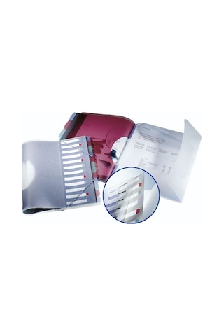 Esselte Mineral 49058 Lastikli Ayraçlı Dosya A4 12 Bölmeli Katalog Rengi