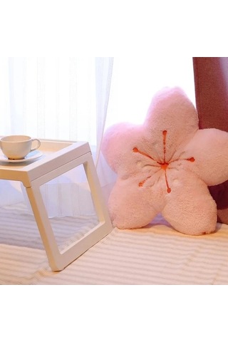 Zyzqstore Sakura Yastık Şekli Peluş Yastık, Yatak Odası Oturma Odası Ev Açık Pembe Açık Pembe