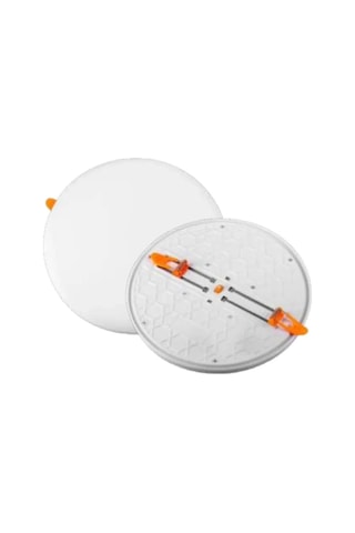 Zmr 36w Ayarlanabilir Pro Sıva Altı Yuvarlak Panel Armatür 6500k Beyaz Işık 2 Adet Beyaz