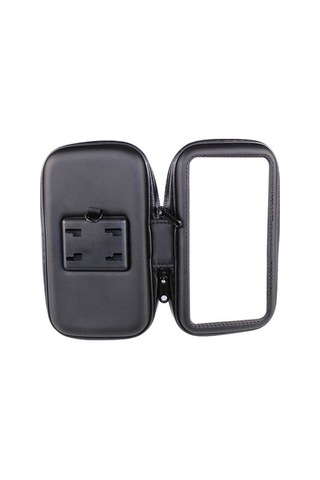 Ebitda Orta 4.7 İnç Bisiklet Su Geçirmez Navigasyon Tutucu, Siyah, Dayanıklı, Cep Telefonu Tutucu Siyah