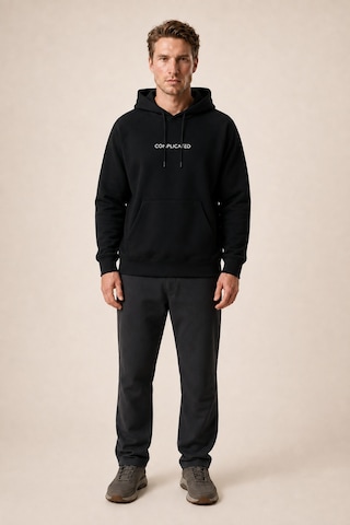 Redline Kitell Yeni Sezon Erkek Regular Fit Pamuklu Kapüşonlu Sweatshirt Siyah