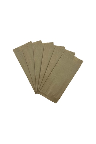 10 Kg Büyük Boy Kraft-şamua Çizgili Kese Kağıdı, Hediye Paketi 15x28,5cm Düz Renk