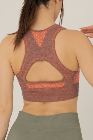 Miofit Seamless Dolgusuz Kadın Spor Sütyeni Grey