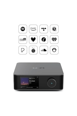 Wiim Amp Ultra Streaming Stereo Amplifier Space Grey