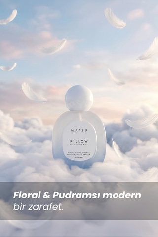 Matsu Pillow Saç & Vücut Misti 50 ml | Beyaz Misk & Soft Çiçeksi