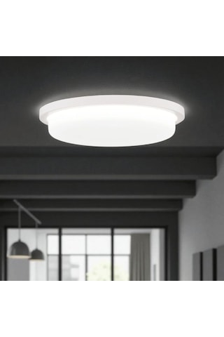 36 Watt 4000 Kelvin Led İç Ve Dış Mekan 3200 Lümen Plastik Tavan Ve Duvar Armatürü, Led Tavan Aplik Beyaz