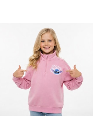 Stitch Kız Çocuk Sweatshirt St09629 SOMON