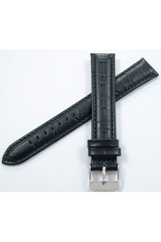 Bizon Deri Saat Kayışı 22Mm Xl Uzun Saat Kordonu Krokodil Bas...