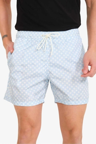 Superfly Men Swimwear Shorts L.blue Sunny Erkek Şort 21679-11 Siyah