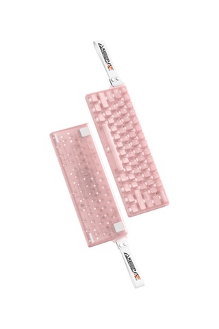 Cool 60 Pink-clear %60 Ice Blade Manyetik Switch 8k Hz He Hotswap Rgb İngilizce Gaming Klavye