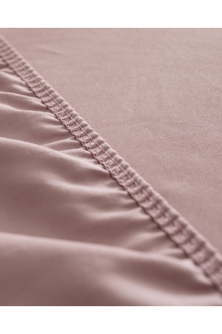 Ciel Tek Kişilik Plus %100 Pamuk Lastikli Saten Çarşaf - Açık Mürdüm 8684427179567 Çok Renkli