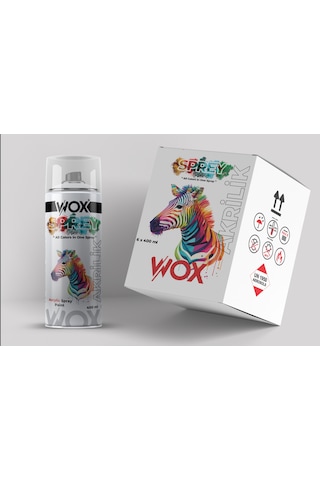 Wox Akrilik Sprey Boya, Ral 1018 Çinko Sarısı 400 Ml.