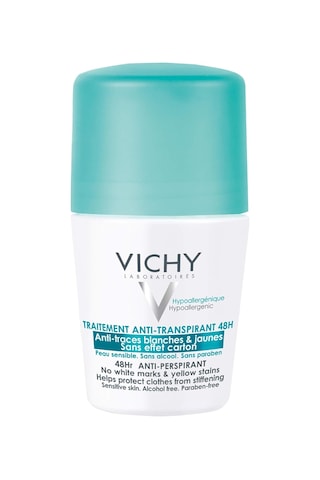 Vichy Anti-transpirant Hassas Ciltler İçin 48h Terleme Karşıtı İz Bırakmayan Kadın Roll-on Deodorant 50 Ml