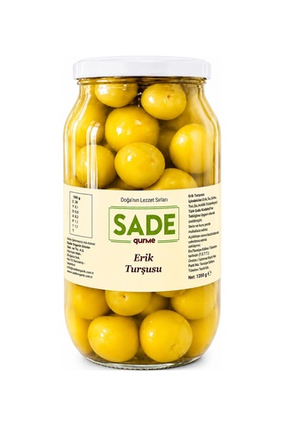 Sade Gurme Erik Turşusu 1000 Cc