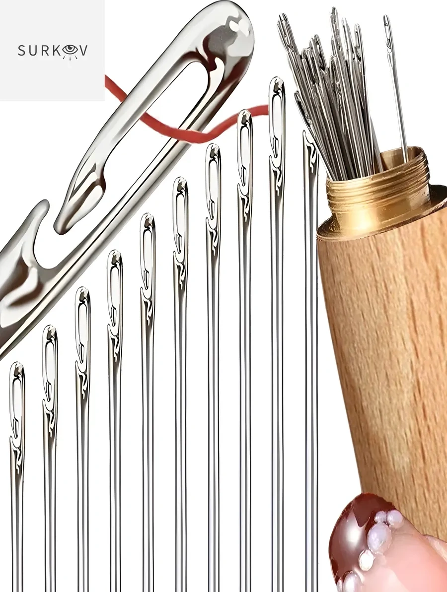 Surkov Açık Renkli Kutuda 12 Adet İğne 343971577