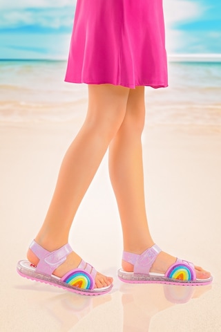 Kiko Kids Kız Çocuk Sandalet Arz 2352 Pembe