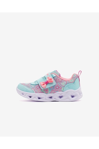 Skechers Heart Lıghts Küçük Kız Çocuk Yeşil Işıklı Spor Ayakkabı 303258n Mtmt Yeşil