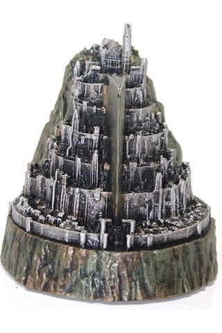 Efsanevi Beyaz Şehir Dioraması 13 12 Cm Fantastik Miniature Masa Dekoru Koleksiyon Figürü 01